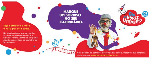 Dia do Nariz Vermelho – Marque um sorriso no seu calendário