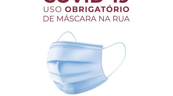 Uso obrigatório de máscara na rua