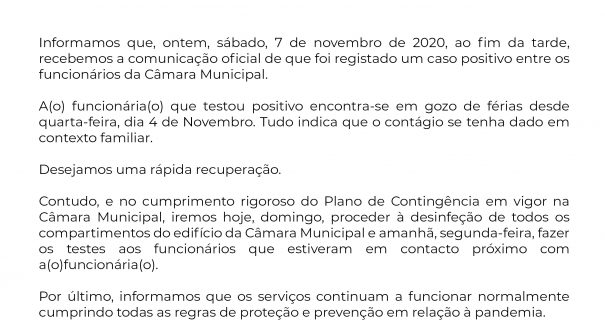 COVID-19 – INFORMAÇÃO