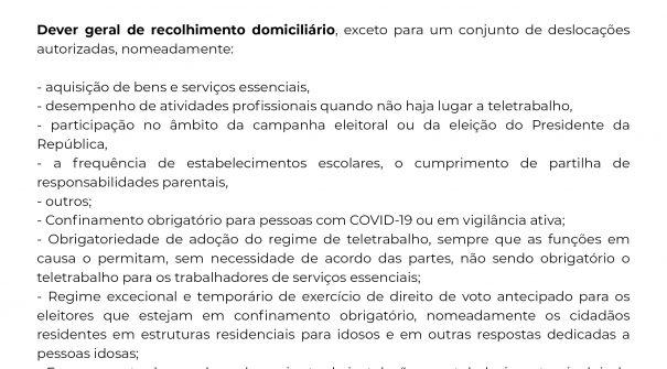 COVID-19 – Controlar a pandemia, proteger as pessoas