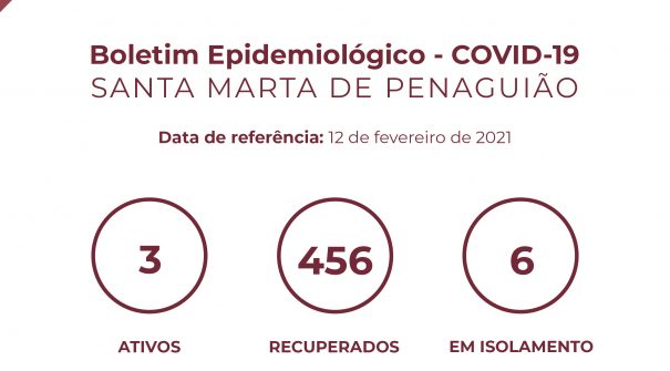 Boletim Epidemiológico do dia 12 de fevereiro 2021