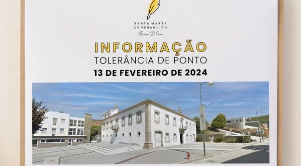 Tolerância de Ponto – 13 de fevereiro 2024