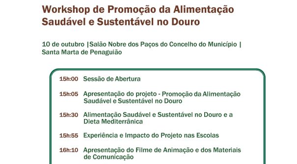 Workshop – Promoção da Alimentação saudável e Sustentável no Douro